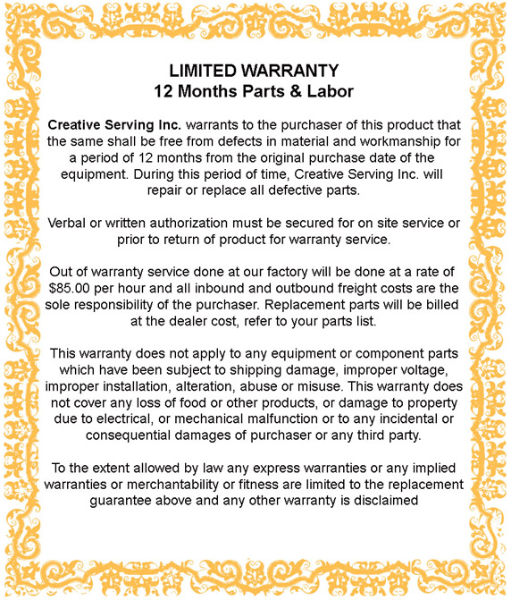 Warranty Information
